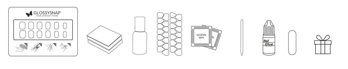 Press-on Nails Product Box Image