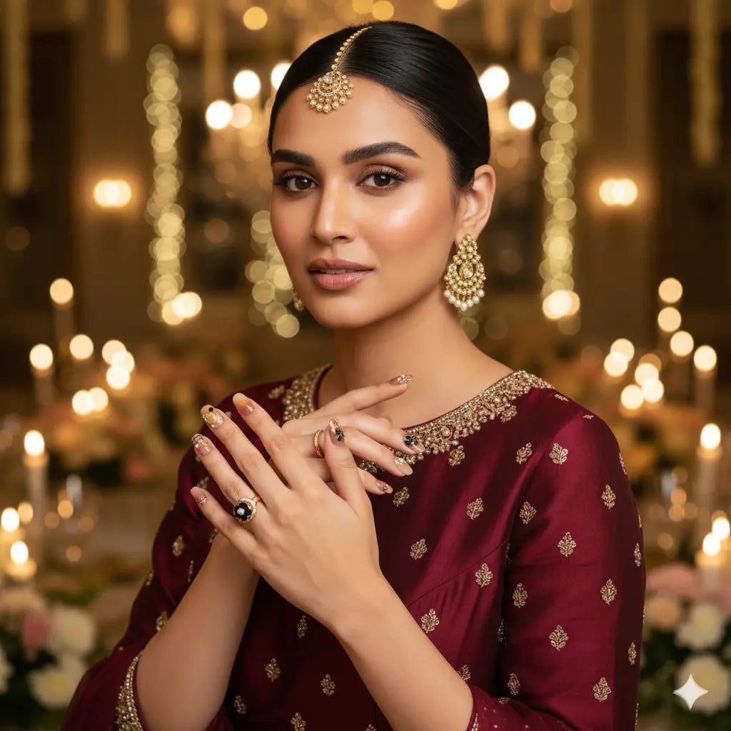 Bridal Press-On Nails | India